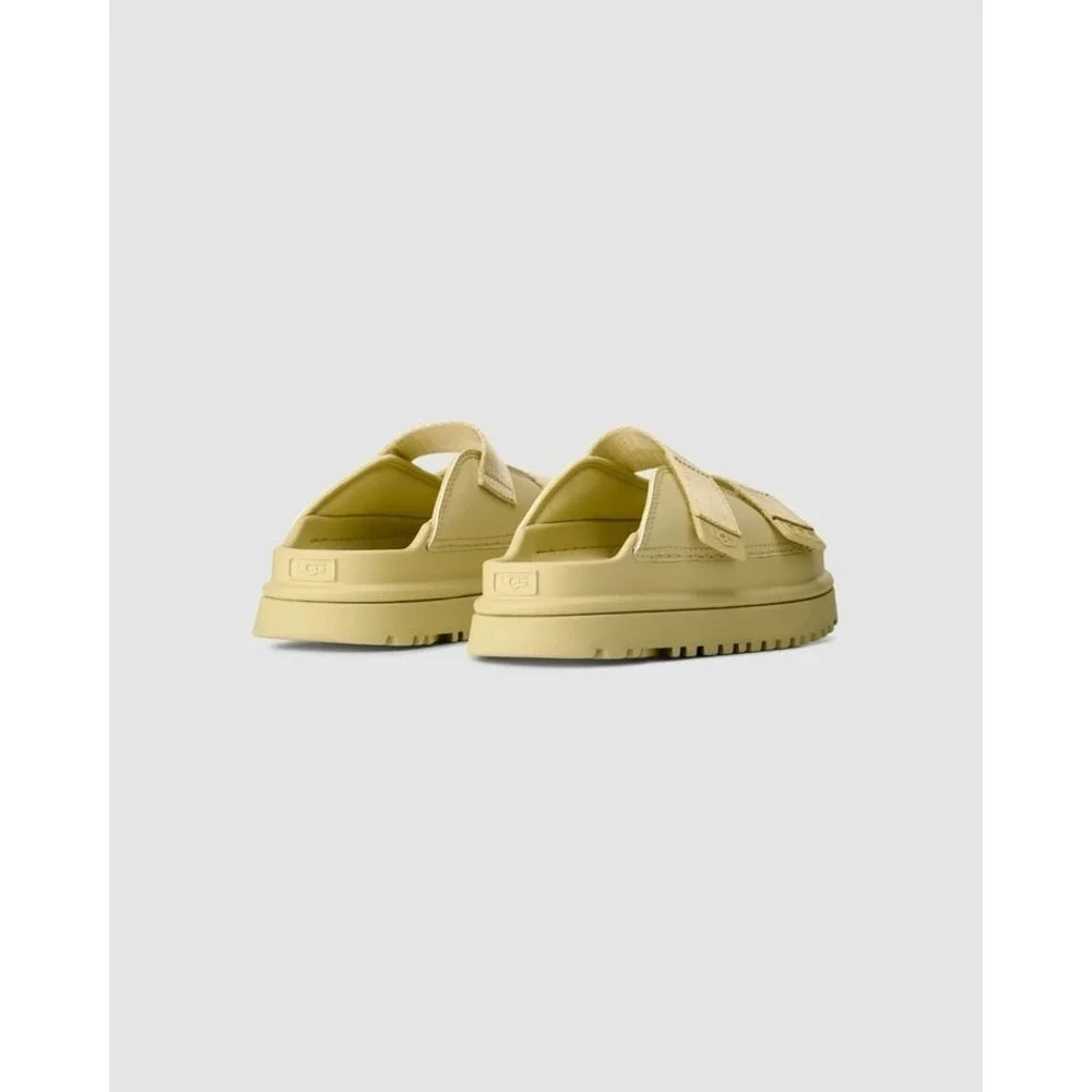 UGG Kid's GoldenGlow Slide Sandals Size 3 Big‎ Girls Golden Yellow NEW IN BOX